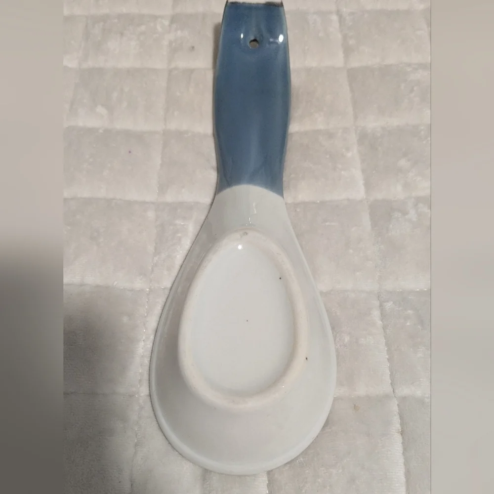 Sweet Vintage Otagiri Flower Cat Spoon Rest, Holder, Made In Japan, Cat